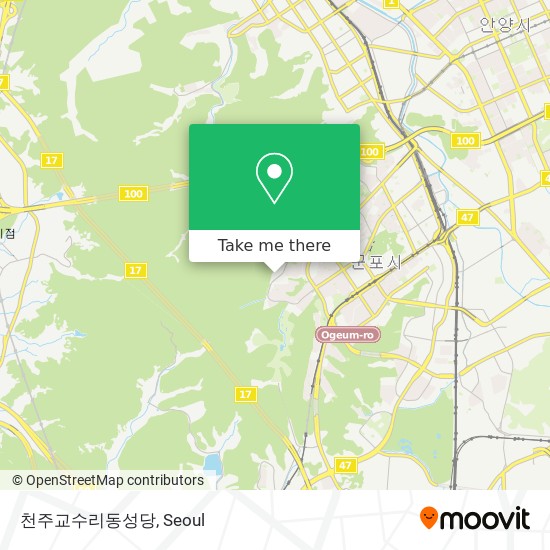천주교수리동성당 map