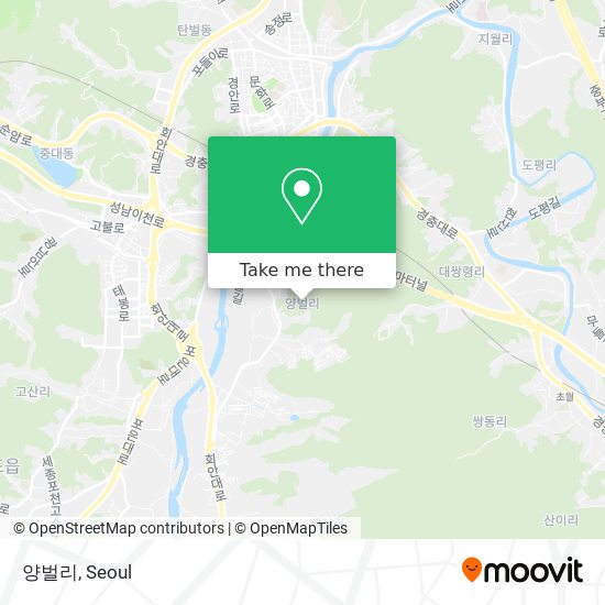 양벌리 map