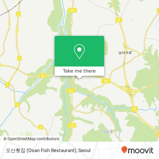 오산횟집 (Osan Fish Restaurant) map