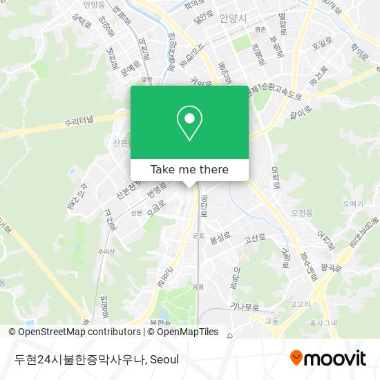 두현24시불한증막사우나 map