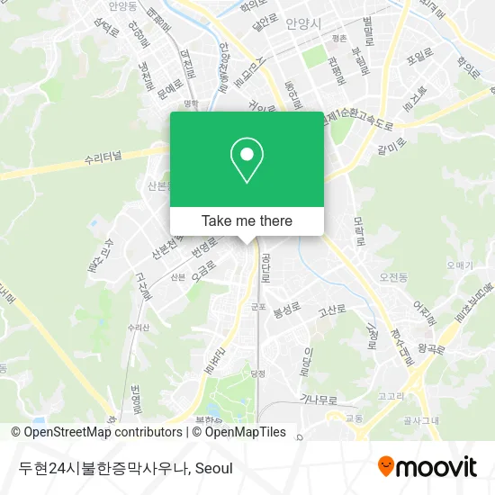 두현24시불한증막사우나 map