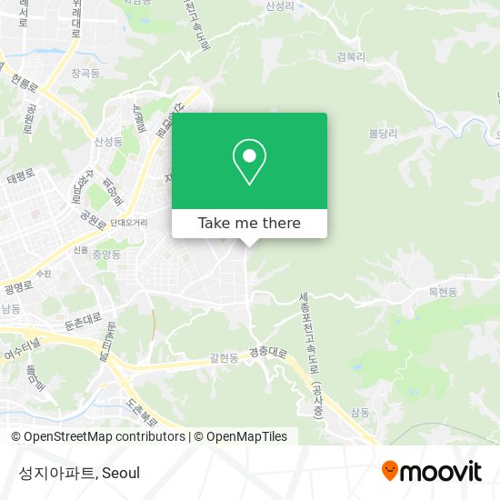 성지아파트 map