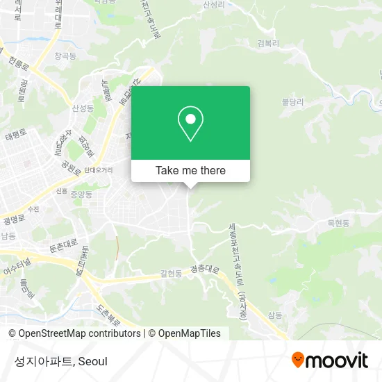 성지아파트 map