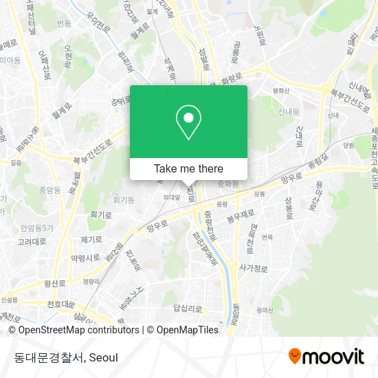 동대문경찰서 map