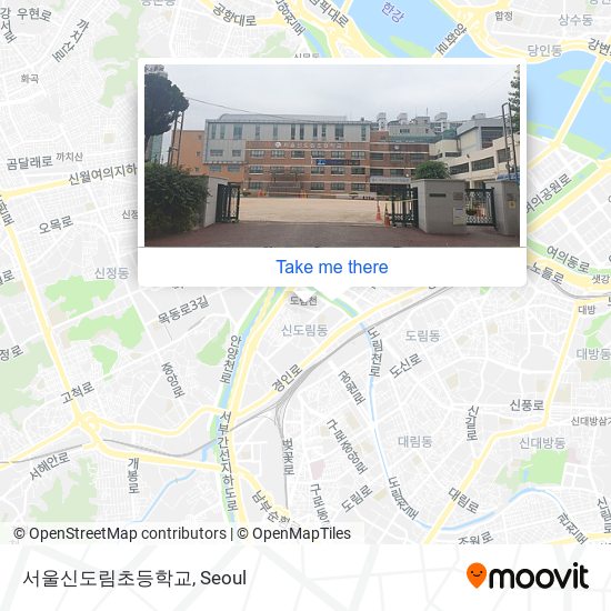 서울신도림초등학교 map