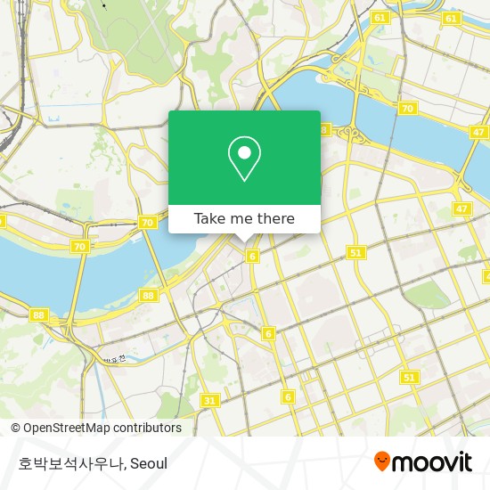 호박보석사우나 map