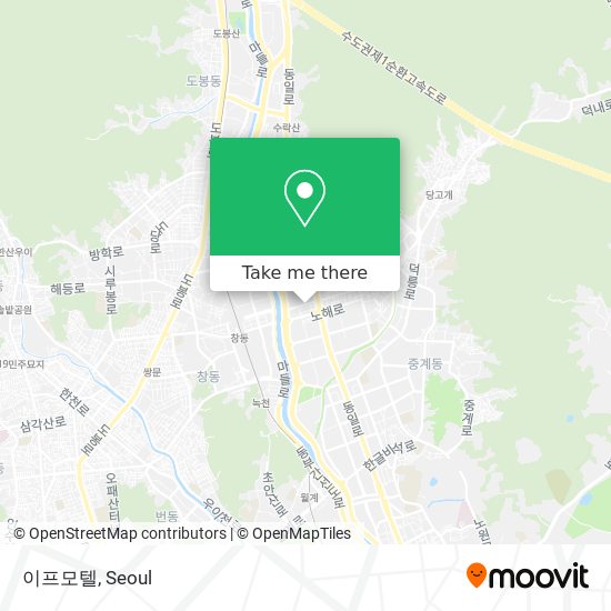 이프모텔 map