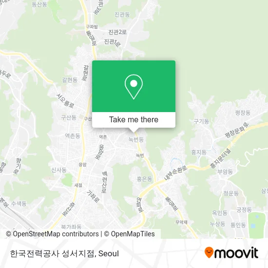 한국전력공사 성서지점 map