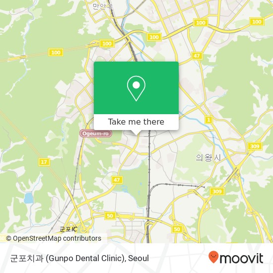 군포치과 (Gunpo Dental Clinic) map