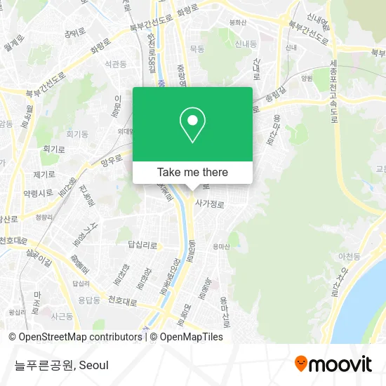 늘푸른공원 map