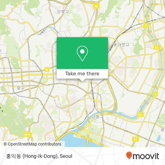 홍익동 (Hong-Ik-Dong) map