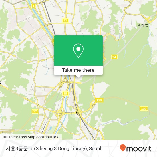 시흥3동문고 (Siheung 3 Dong Library) map