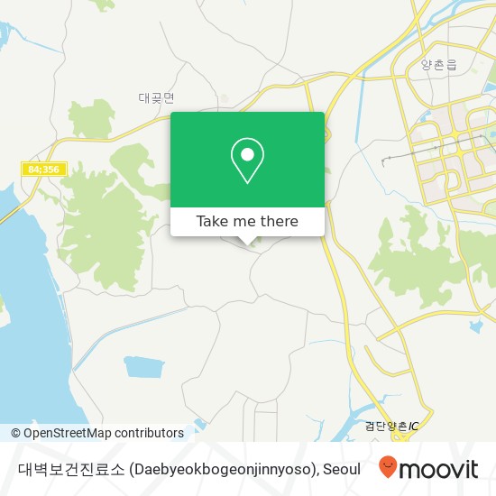 대벽보건진료소 (Daebyeokbogeonjinnyoso) map