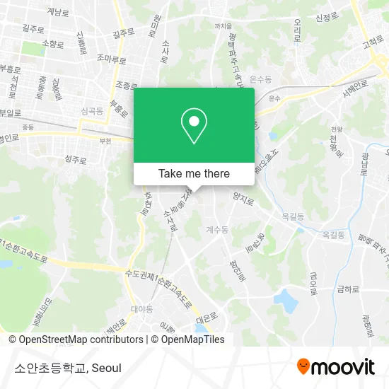 소안초등학교 map