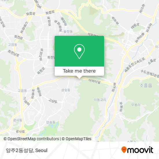 양주2동성당 map