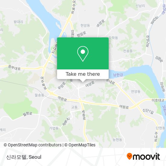 신라모텔 map