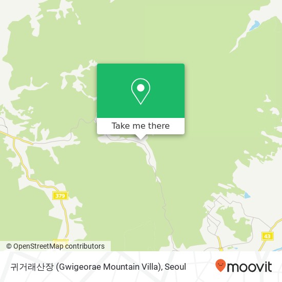 귀거래산장 (Gwigeorae Mountain Villa) map