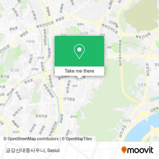 금강산대중사우나 map