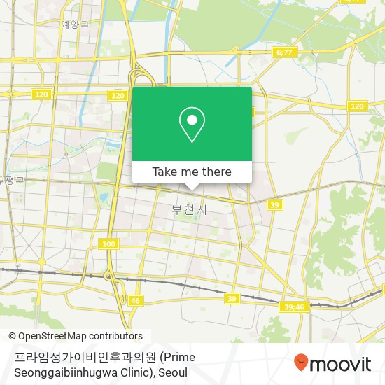 프라임성가이비인후과의원 (Prime Seonggaibiinhugwa Clinic) map