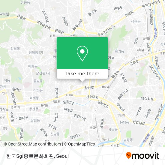 한국Sgi종로문화회관 map