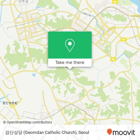 검단성당 (Geomdan Catholic Church) map