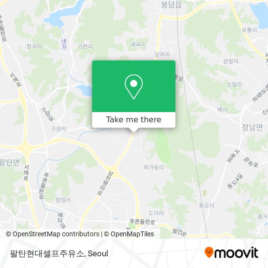 팔탄현대셀프주유소 map
