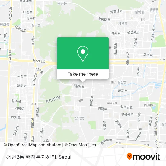 청천2동 행정복지센터 map