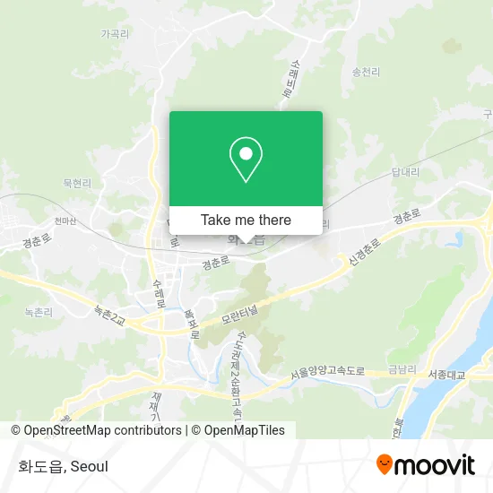 화도읍 map