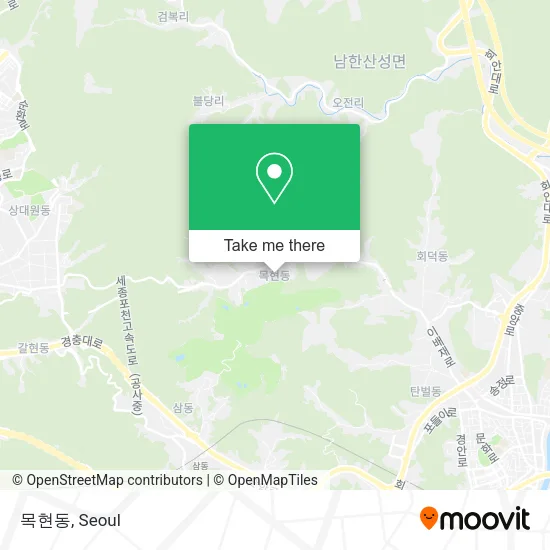 목현동 map