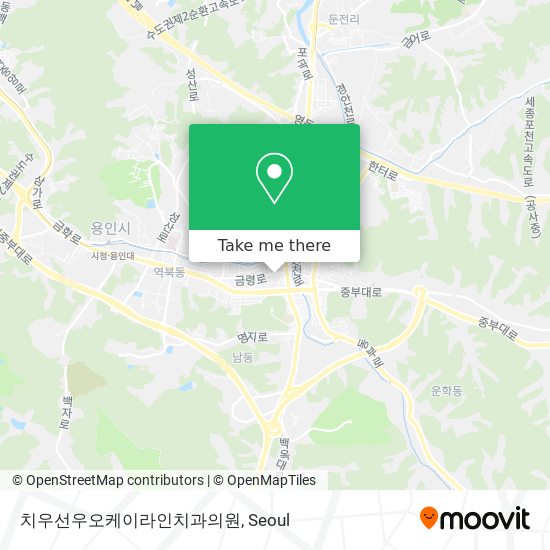 치우선우오케이라인치과의원 map