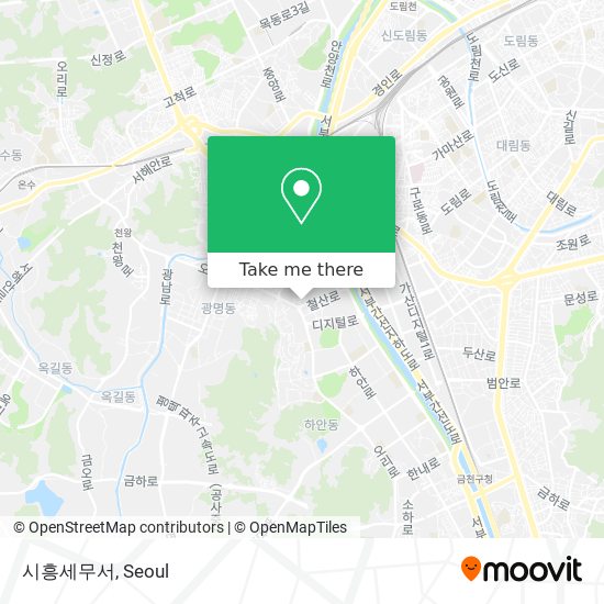 시흥세무서 map