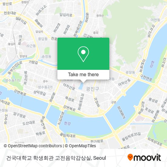 건국대학교 학생회관 고전음악감상실 map