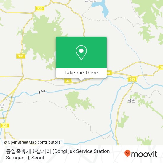 동일죽휴게소삼거리 (Dongiljuk Service Station Samgeori) map
