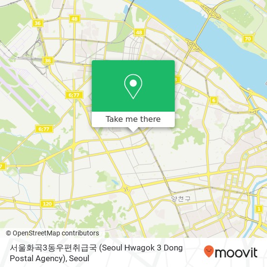 서울화곡3동우편취급국 (Seoul Hwagok 3 Dong Postal Agency) map