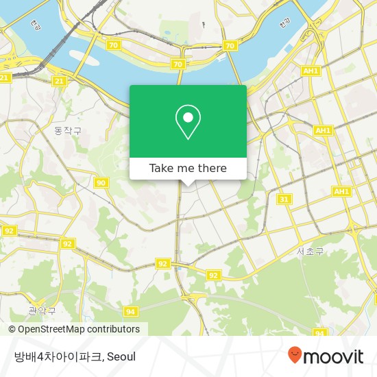 방배4차아이파크 map