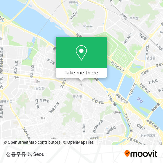 청룡주유소 map