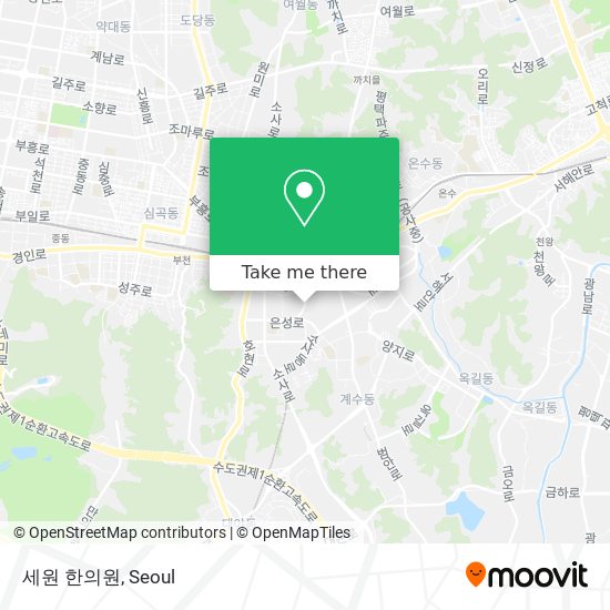 세원 한의원 map