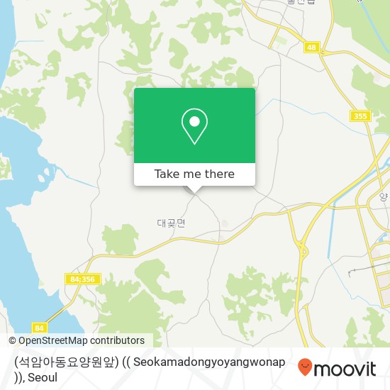 (석암아동요양원앞) (( Seokamadongyoyangwonap )) map