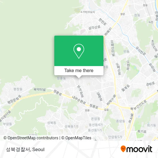 성북경찰서 map