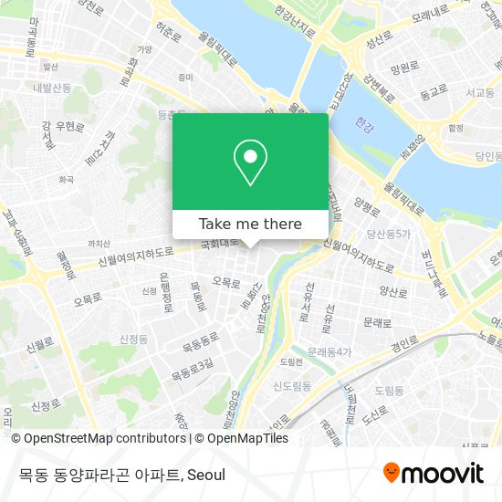 목동 동양파라곤 아파트 map