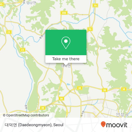 대덕면 (Daedeongmyeon) map