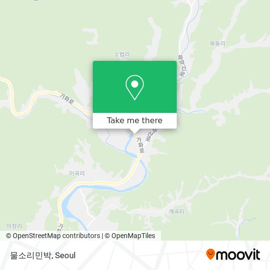 물소리민박 map