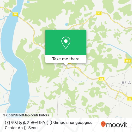 (김포시농업기술센터앞) (( Gimposinongeopgisul Center Ap )) map