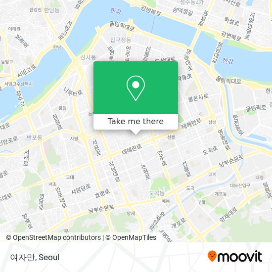 여자만 map