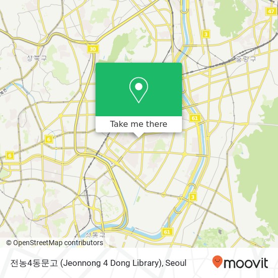 전농4동문고 (Jeonnong 4 Dong Library) map