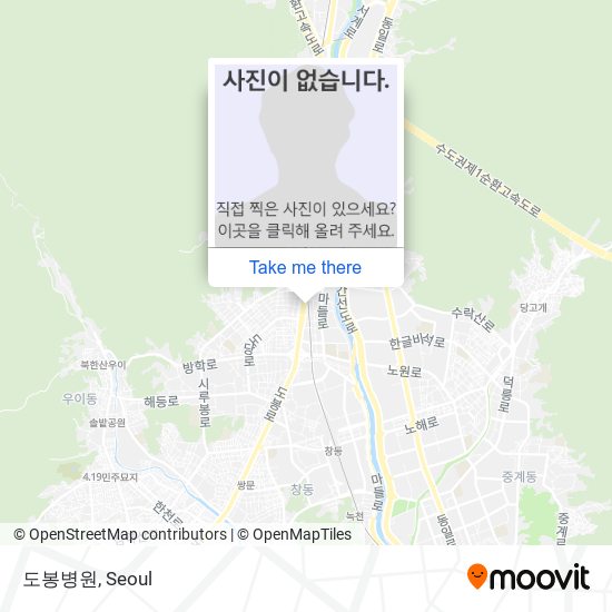 도봉병원 map