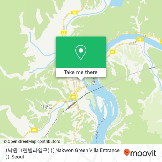 (낙원그린빌라입구) (( Nakwon Green Villa Entrance )) map