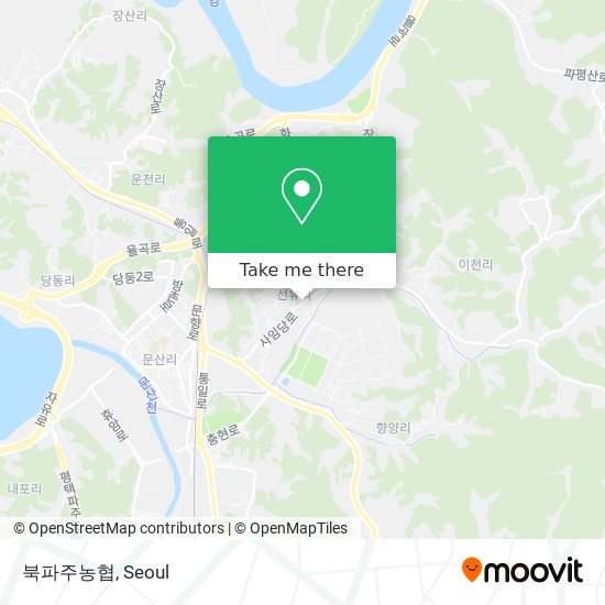 북파주농협 map