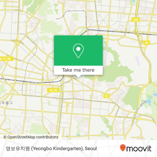 영보유치원 (Yeongbo Kindergarten) map