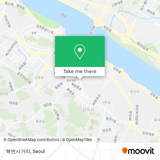 북변사거리 map